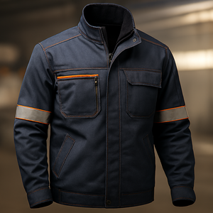 Chaquetas de trabajo y chaquetas de seguridad de malla o enclavamiento de calidad superior | Ropa de trabajo industrial duradera - Product Image 4