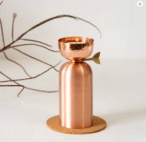 Nouveau bougeoir décoratif pour la maison en forme cylindrique gravure décorative en métal votive en finition rustique pour hôtel à la maison - Product Image 1