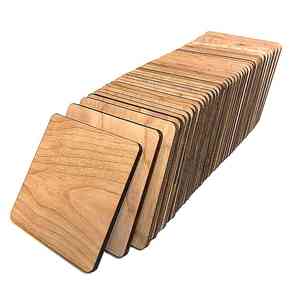 Posavasos de madera de nogal hechos a mano, decoración única bordada para el hogar, calidad de exportación India personalizada - Product Image 3