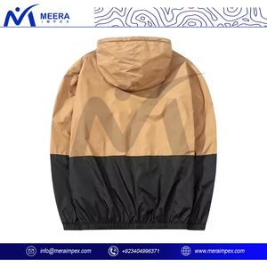 Veste coupe-vent pour homme Veste légère et imperméable à capuche pour sport d'extérieur et course à pied pour homme Manteau coupe-vent respirant et élégant à la mode - Product Image 3