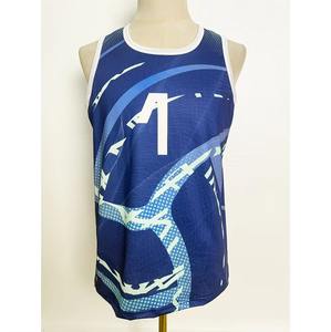 Camisetas sin mangas para hombre, chaleco de secado rápido de estilo playero de tela, camiseta sin mangas estampada por sublimación, camiseta sin mangas con estampado personalizado para hombre - Product Image 3