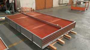 Intercambiador de calor de cobre de tamaño de 3/8 "de mejor rendimiento, 10m de longitud, bobina Heresite recubierta de sistema HVAC, bobina de enfriamiento del evaporador AHU - Product Image 2