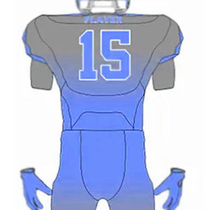 Street Style V Neck Printed Football Jersey Pants Set para hombres Camisetas de fútbol americano Jersey de fútbol americano - Product Image 6