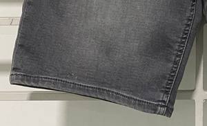 Pantalones Cortos Casuales para Hombre, 100% Algodón, Sarga Lavada, 220g, Transpirables, Cintura Media, Cierre de Cremallera, Antiarrugas, Ecológicos - Product Image 5