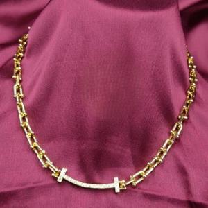 Collar Sencillo y Encantador de Alta Calidad en Tono Dorado, Colección para Bodas, Fiestas y Uso Diario para Mujeres y Niñas - Product Image 1
