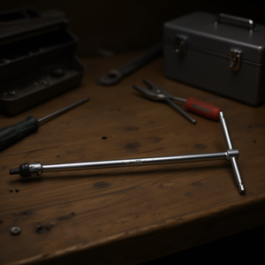 Chiavi a T Cromate con Attacco Girevole Maschio per Viti Torx - Product Image 3