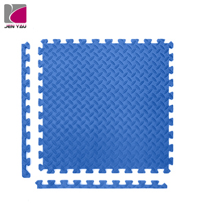 60 cm vuông EVA tấm xốp lá thiết kế dày 10mm bền hấp thụ sốc phòng tập thể dục sàn ASTM EN71 tuân thủ - Product Image 6