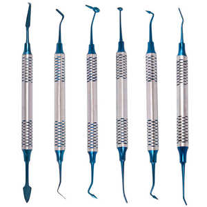 Kit de Espátulas de Resina Compuesta para Relleno Dental, con Punta Recubierta, Kit de Higiene Dental, Herramienta de Odontología con Certificación CE ISO SurgiRight - Product Image 1