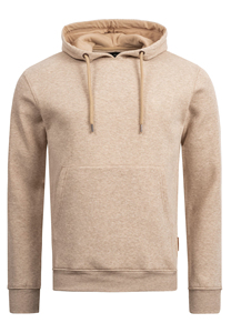 100% coton polaire pull à capuche pour hommes coupe régulière écologique avec poche avant 300g poids du tissu OEM service de gros - Product Image 2