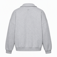 Blouson Bomber Gris à Revers pour Homme – Tendance Streetwear Automne, Léger, Double Fermeture Éclair, Vintage et Réversible