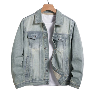 2024 nouveau Design hommes Denim veste coton durable séchage rapide Denim veste vente chaude hivers vêtements décontractés Denim veste pour hommes - Product Image 1