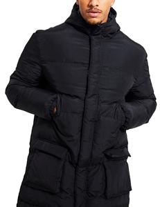 Chaqueta Acolchada con Capucha Personalizada para Hombre, Mangas Largas, Cálida, para Invierno, Resistente al Viento, Transpirable, Ecológica, de Secado Rápido - Product Image 2