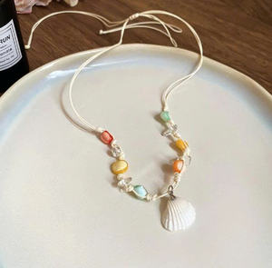 Collar de Concha de Caracol Hecho a Mano en Vietnam, Joyería de Concha Costera para Regalo - Product Image 1