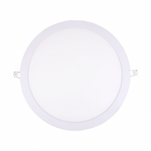 แผงไฟ LED 24W แบบกลมแผงไฟ LED ฝังฝ้าเพดานแผงอลูมิเนียมออกแบบบางเฉียบสำหรับบ้านสำนักงานในร่ม - Product Image 1