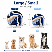 Juguete Interactivo para Perros HHpet con Logotipo Personalizado, Pelota de Larga Duración para Masticar, Juguete para la Dentición, Cuidado Bucal Saludable, Juguete Molar