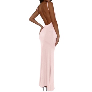 Toutes les couleurs Robe de soirée pour femme Style classique Robe licou à manches longues Robe de princesse d'anniversaire pour adulte - Product Image 2