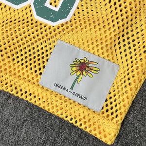 Manufacturer Custom Men's Streetwear <b>Mesh</b> Jersey Tee Shirts Oversize Football Soccer Hockey Practice Boxy Crop T-Shirt for Men - Product Image 3