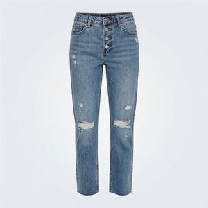 Pantalons sexy pour femmes, jeans pour femmes, tissu denim, skinny, pantalons sexy pour femmes, style personnalisé, couleur, bouton de jambe, jeans à braguette - Product Image 1