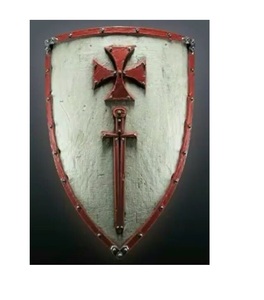 Bouclier viking médiéval d'aspect de qualité supérieure, bouclier résistant à la vente médiévale entièrement fonctionnel pour le bouclier de combat pour la décoration intérieure - Product Image 4