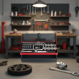 Juego de Llaves de Tubo Facom de 1/2'' con Trinquete y Accesorios, Kit de 27 Piezas - Product Image 3