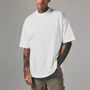 Camiseta de Hombre con Logotipo Personalizado, Corte Regular, 100% Algodón, Peso Pesado 280gsm, Cuello Redondo Acordonado, Hombros Caídos, Estilo Oversize, Transpirable, Ropa Urbana - Product Image 1