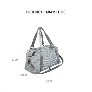 กระเป๋าเดินทางแบบดัฟเฟิลแฟชั่นอ็อกซ์ฟอร์ด สายปรับได้ ซิปปิดสนิท กันน้ำ พกพาสะดวก เหมาะสำหรับออกกำลังกาย ขายส่ง - Product Image 2