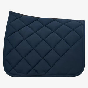 Nouvelles tapis de selle de course hippique de style anglais à logo personnalisé, matelassage carré en daim, pour dressage western avec logo sur mesure - Product Image 1