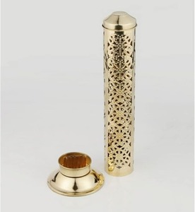 ธูปโลหะทองเหลืองสำหรับงานออกแบบที่วางเถ้าเถ้าโลหะทองเหลืองที่เก็บขี้เถ้าธูปจาก Alam ส่งออกของอินเดีย - Product Image 5