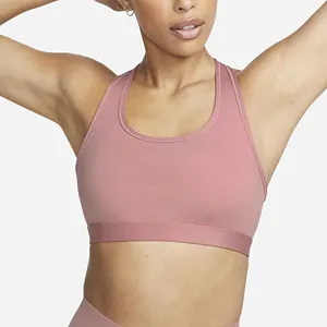 Soutien-gorge de sport de haute qualité, haut de sport, couleur unie, débardeur de yoga pour la salle de sport, avec soutien-gorge, tendance, soutien-gorge de sport personnalisé par sublimation - Product Image 1