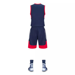 Maillots de basket-ball personnalisés unisexes de haute qualité, sans manches, 100% polyester, respirants, couleurs personnalisables - Product Image 4