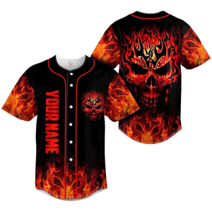 La última camiseta de béisbol con diseño de sublimación más vendida, camisetas de béisbol abotonadas de manga corta con nombre de equipo personalizado a la venta - Product Image 3