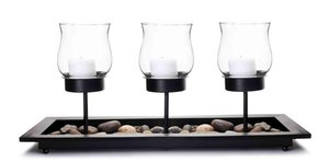 Candelabro de diseño de cristal para decoración del hogar, soporte de vela brillante para interior y exterior, votivo - Product Image 6