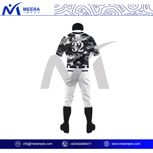 ชุดเครื่องแบบเบสบอลสำหรับผู้ชายชุดกีฬาเสื้อเจอร์ซี่กางเกงระบายอากาศแห้งเร็วสั่งโลโก้ได้ตามต้องการ - Product Image 4