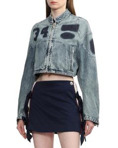 Sweats à capuche en denim délavé à l'acide personnalisés Sweats à capuche délavés épaule tombante Sweats à capuche brodés lourds unisexe - Product Image 1