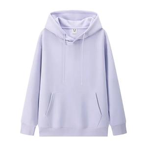 Nouveau hiver hommes basique épais polaire 345gsm sweats à capuche décontracté ample Hip Hop unisexe sweat à capuche pulls survêtements - Product Image 1