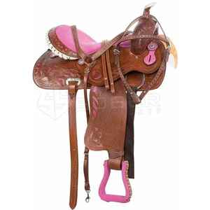 Selle de cheval en cuir de qualité supérieure faite à la main |   Selle de course western et anglaise |   Selle de cheval durable et confortable | Fabricant direct - Product Image 1