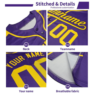 Uniformes de Béisbol y Sóftbol para Hombre, Adulto, con Franjas, Estampados con Serigrafía, Personalizados, 100% Poliéster, Transpirables, de Secado Rápido, Anti-UV - Product Image 5