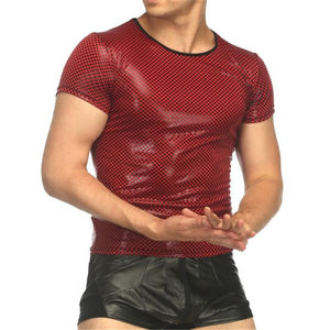 Camiseta de manga corta informal de estilo callejero con estampado de algodón 100% de alta calidad para hombre, Camiseta holgada con cuello redondo para hombre - Product Image 1