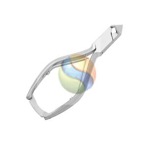 Pince à cuticules professionnelle en acier inoxydable allemand avec lames à joint en boîte tranchantes, pince à ongles et à cuticules robuste, fabrication - Product Image 1