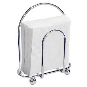 Support à mouchoirs nickelé affichage de vaisselle support de serviette en métal mobile facile porte-mouchoirs de haute qualité conception Simple - Product Image 1