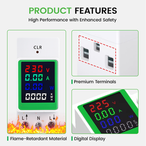 <span class=keywords><strong>Compteur</strong></span> <span class=keywords><strong>d</strong></span>'énergie monophasé 2P-UIDY sur rail DIN avec mesure RS485, <span class=keywords><strong>compteur</strong></span> <span class=keywords><strong>d</strong></span>'énergie, <span class=keywords><strong>compteur</strong></span> de puissance <span class=keywords><strong>électrique</strong></span> - Product Image 6