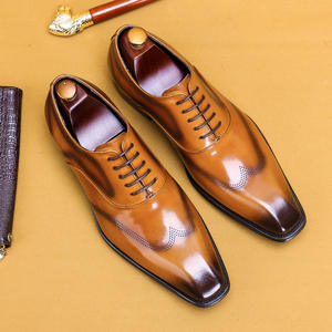Chaussures de luxe brillantes 2025 - Chaussures Oxford formelles en cuir pour hommes, style anglais, pour affaires - Product Image 1