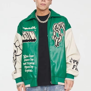 เสื้อแจ็กเก็ตมีตัวแทนสำหรับผู้ชายเสื้อแจ็กเก็ตแบบเต็มแขนสำหรับผู้ชายใหม่2025ออกแบบได้ตามต้องการ - Product Image 1