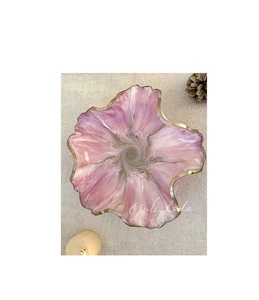 Tazón grande decorativo de resina para servir, uso versátil para ensalada de frutas, pasta, patatas fritas, palomitas de maíz o elegante acento de mesa - Product Image 2