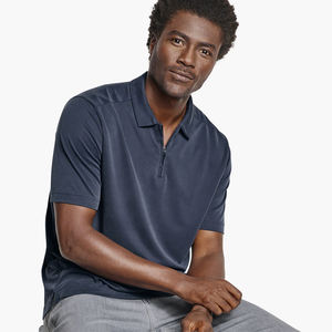 Ropa de Golf para Hombre OEM al por Mayor, Uniforme Deportivo con Logotipo, Camisetas de Golf de Poliéster, Polo con Cierre - Product Image 2