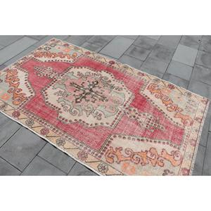 พรมตุรกีขนาด 4.4x7.2 ฟุต, พรม, พรมเปอร์เซียสีแดงทำจากขนสัตว์ - Product Image 2