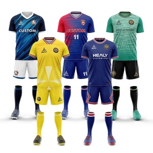 Venta al por mayor de camisetas de fútbol, uniformes de fútbol personalizados OEM ODM, fabricante de secado rápido, transpirable, kits de ropa de equipo, suministro de fábrica - Product Image 1