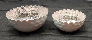 Customized <b>Set</b> of Eco-Friendly Metal Iron Round Bowls Black/Gold Powder Coated for Votive <b>Candle</b> Tray Decoration - Product Image 5