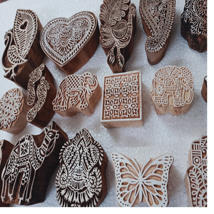 บล็อกการพิมพ์สิ่งทอไม้แกะสลักด้วยมือเหมาะสำหรับการพิมพ์สิ่งทอและการพิมพ์เฮนน่า - Product Image 6