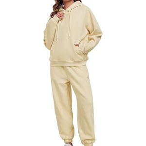 Ensemble de survêtement pour femmes, pantalon de survêtement à capuche imprimé slim fit grande taille et sweat à capuche en velours, vêtements de sport d'hiver - Product Image 5
